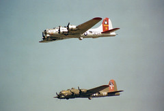 Boeing B-17 Flying Fortress & Mixed Bomber Formations, Scanned Photos