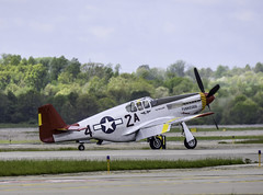 Tuskegee Airmen P-51C CAF Red Tail Squadron--Wings Over Pittsburgh