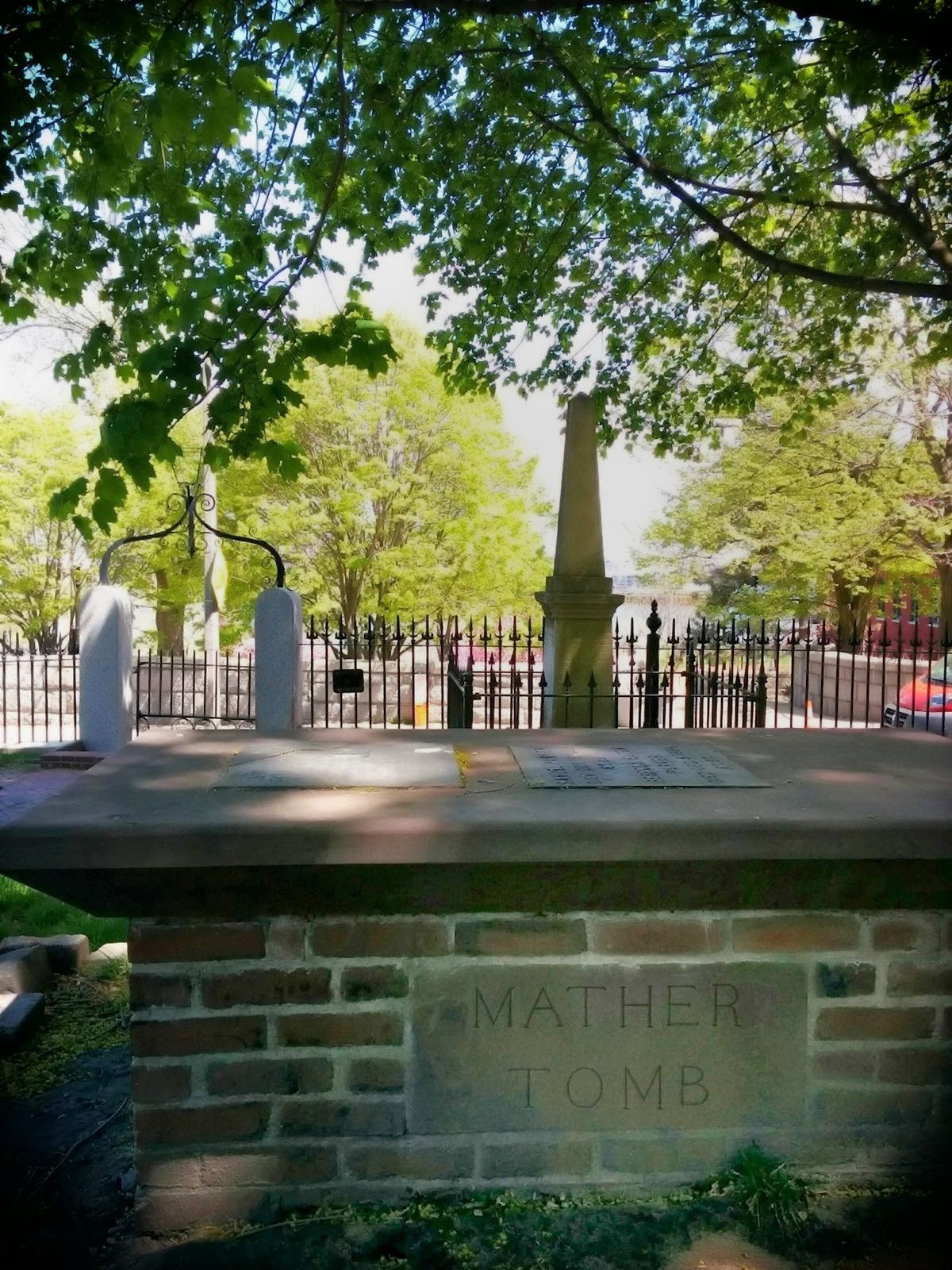 Mather Tomb at Copp's Hill Burying Ground