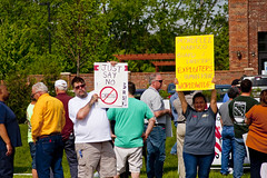 BCTGM Workers Protest Job Outsourcing by Nabisco/Mondelez Lincolnshire Illinois 5-17-17