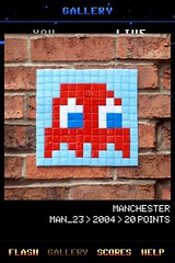 MAN_23 , Invader, Flash Invaders, street art Manchester