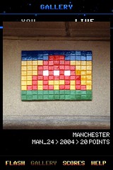 MAN_24 , Invader, Flash Invaders, street art Manchester