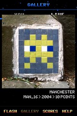 MAN_16 , Invader, Flash Invaders, street art Manchester
