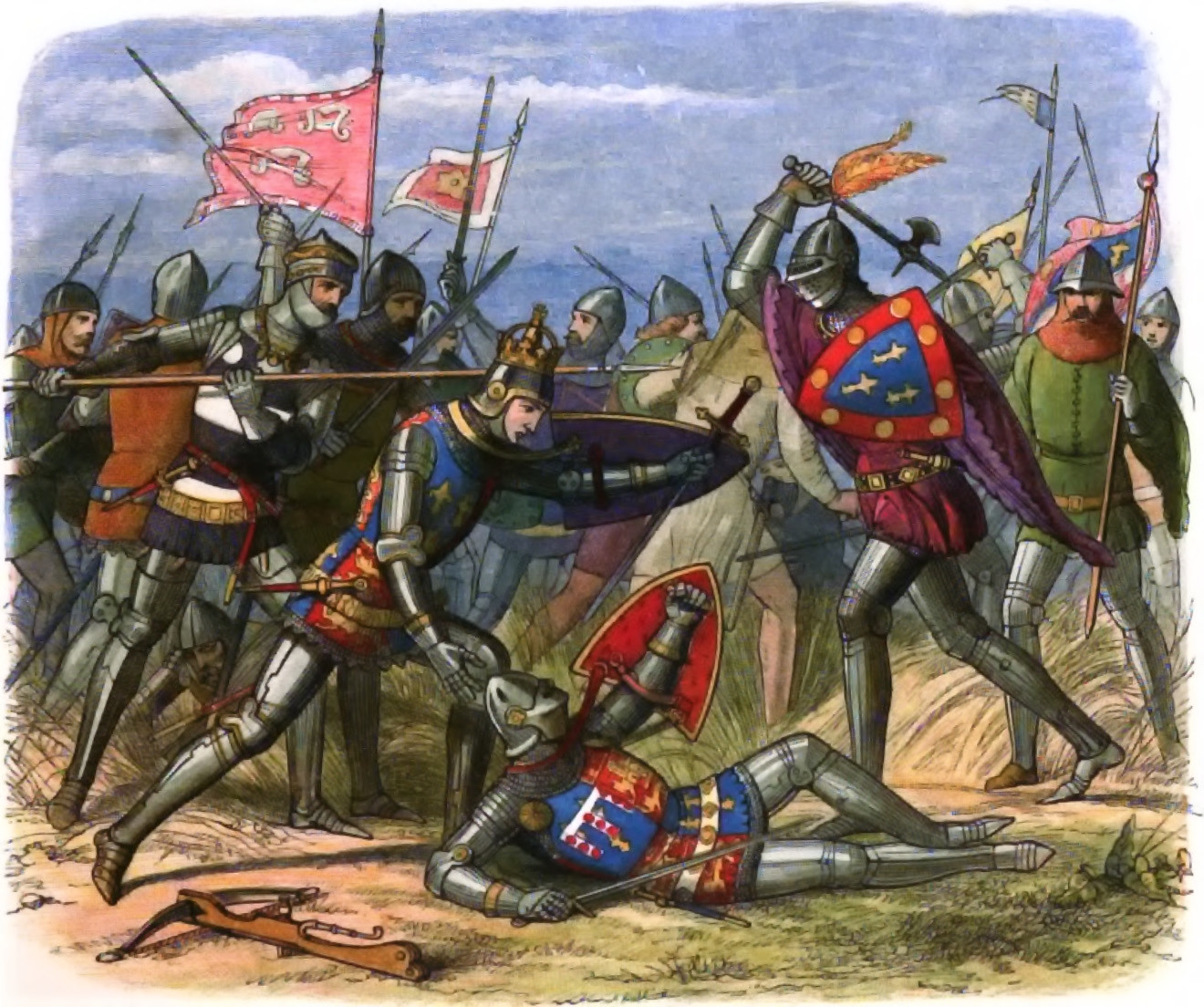Henry V at the Battle of Agincourt