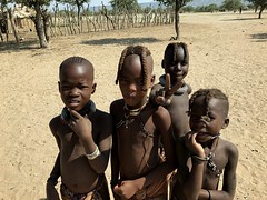 Himba people of Kaokoland, Namibia.