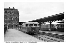 Cambrai. Railcar no. 201 for Marquion. 1.7.62