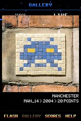 MAN_14 , Invader, Flash Invaders, street art Manchester