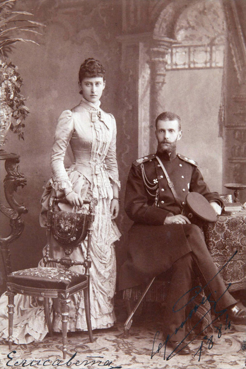 Grand Duchess Elizabeth Feodorovna of Russia and Grand Duke Sergei Alexandrovich of Russia, 1883