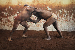 Indian mud wrestlers
