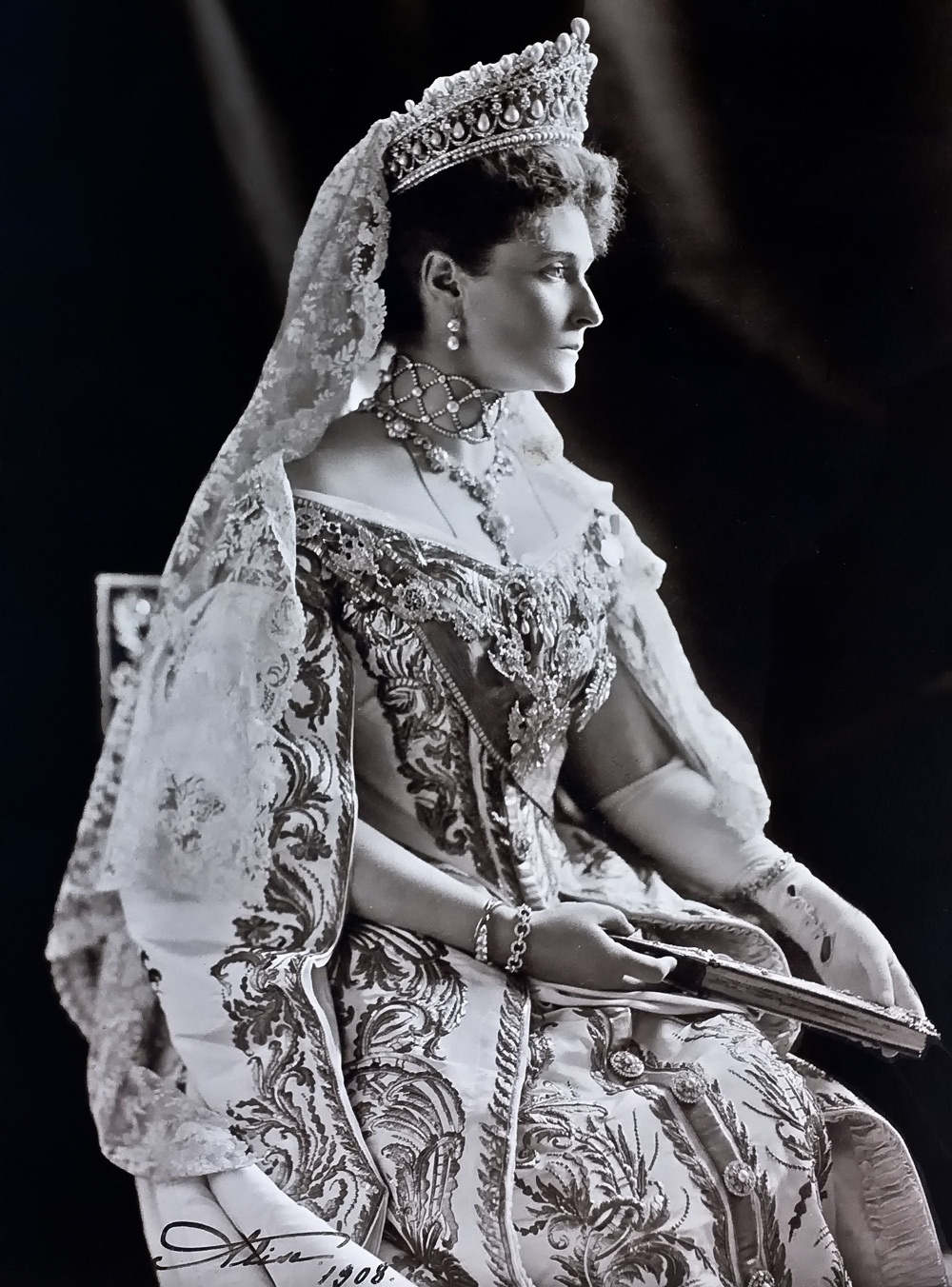 The last Russian Empress Alexandra Feodorovna, spouse of Nicholas II