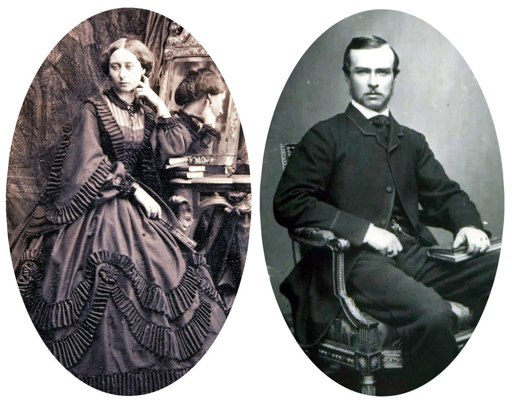 Princess Alice and Louis of Hesse, 1860