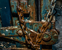 Rusted Tied Chain