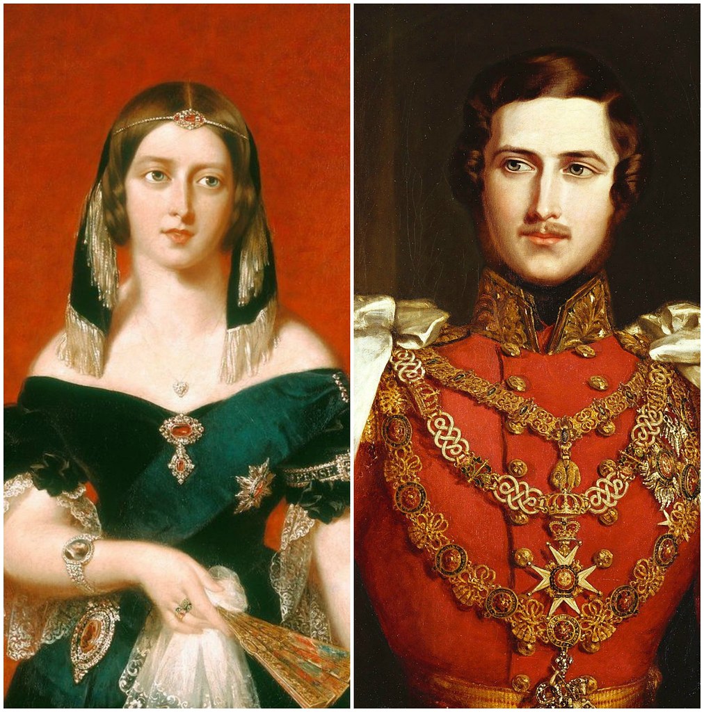 Queen Victorian and Prince Albert, 1840
