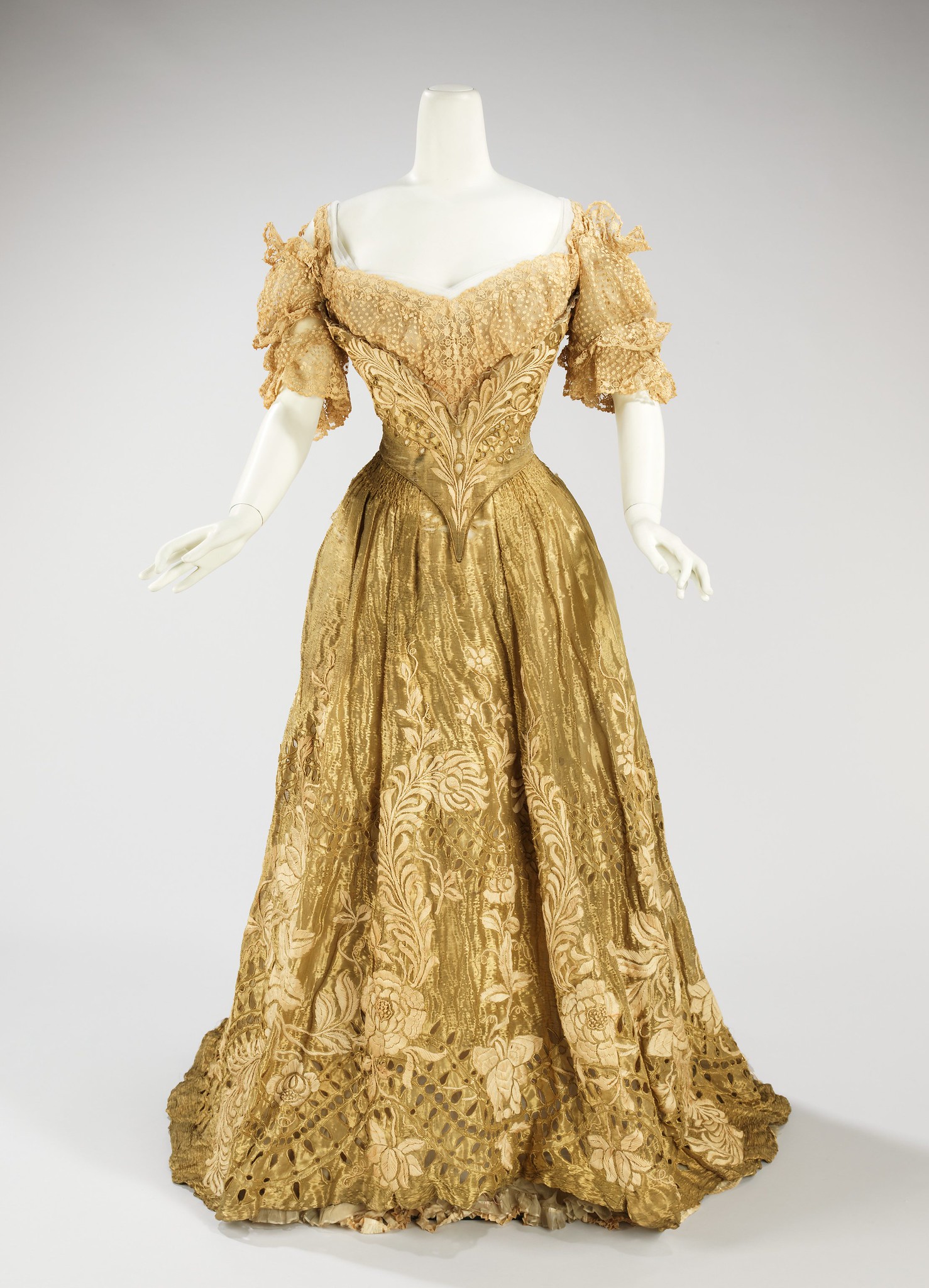 historical victorian evening gown
