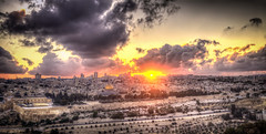 Jerusalem 2017 Summer Sunset Panoramas