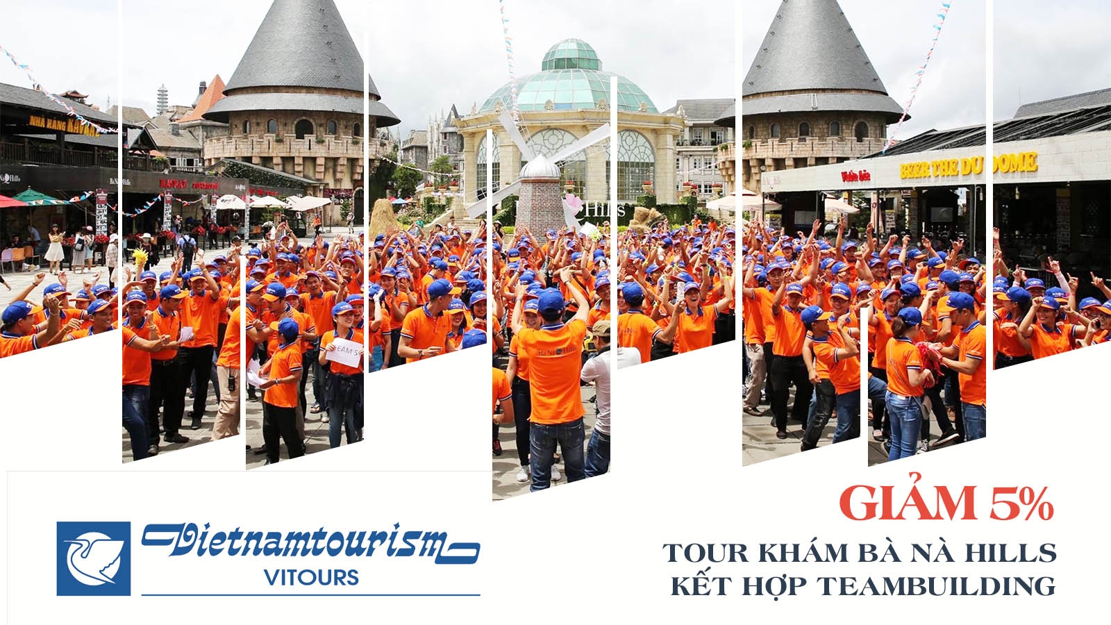 Vitours | Giảm 5% Tour tham quan Bà Nà kết hợp team building 2