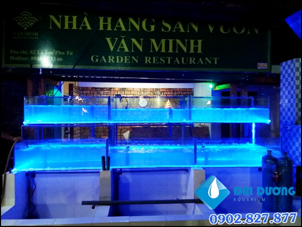 Hệ thống hồ chứa hải sản tại Hà Tĩnh