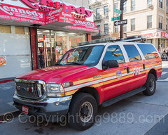 FDNY Division 6 Fire Chief Vehicle, Melrose, South Bronx, New York City