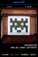 MAN_02 , Invader, Flash Invaders, street art Manchester