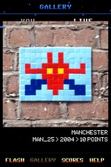 MAN_25 , Invader, Flash Invaders, street art Manchester