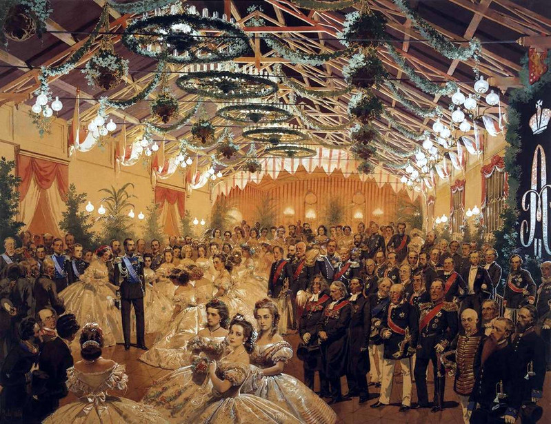 Ball in Honour of Alexander II by Mihály Zichy, 1864