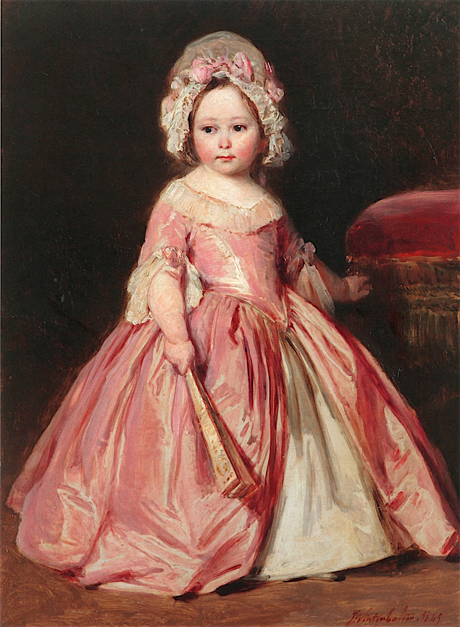 Princess Alice of Great Britain in 18th-Century Costume by Franz Xavier Winterhalter, 1845