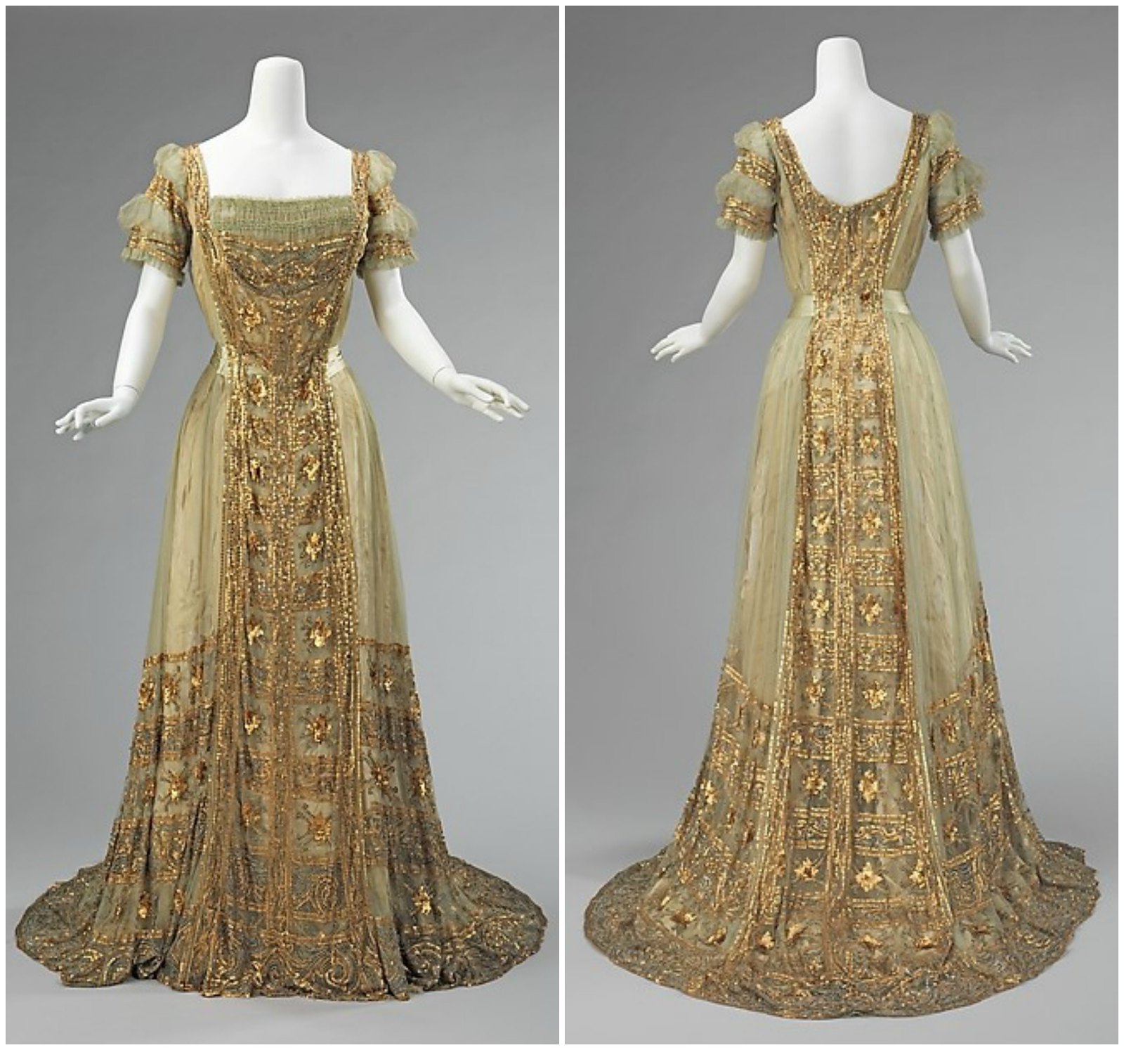 1910 Ball Gown. American. Silk. metmuseum