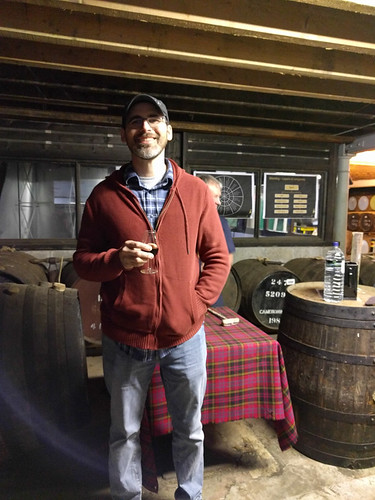 Eric posing with a 31 year old cask whisky