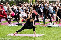 Yoga at Bryant Park
