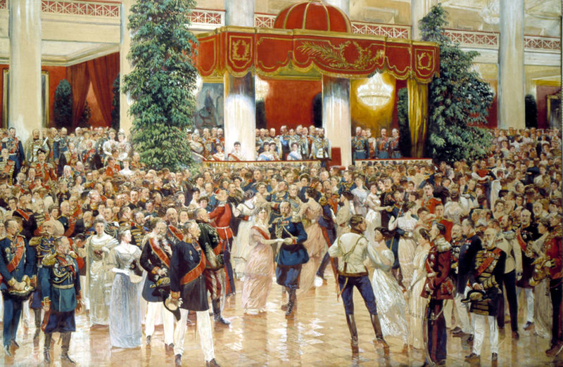 Ball at the Noble Assembly in 1913 by Dmitry Kardovsky