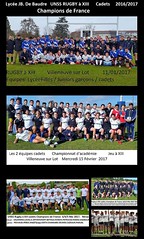 Equipe Rugby à XIII 2016/2017