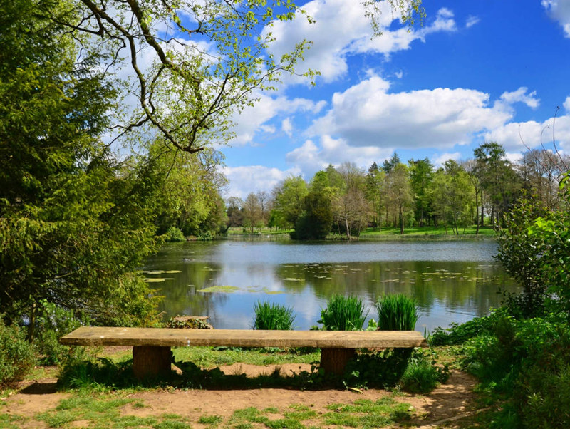 Seat with a View at Stowe Gardens, Buckingham. Credit Baz Richardson, flickr