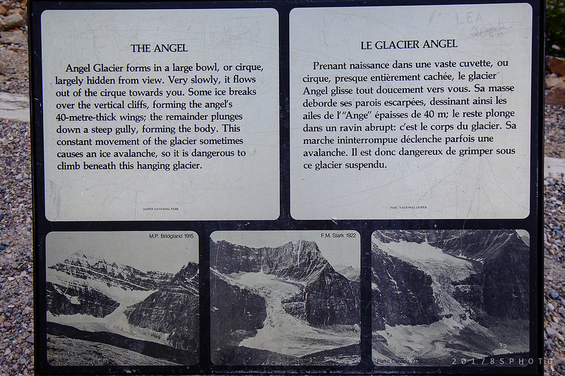 History of the Angel Glacier