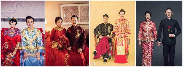 中式禮服,單租禮服,婚紗禮服,龍鳳褂,秀禾服,中式新娘