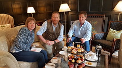 Afternoon tea at Bunchrew House