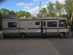RV motorhome trailer towing