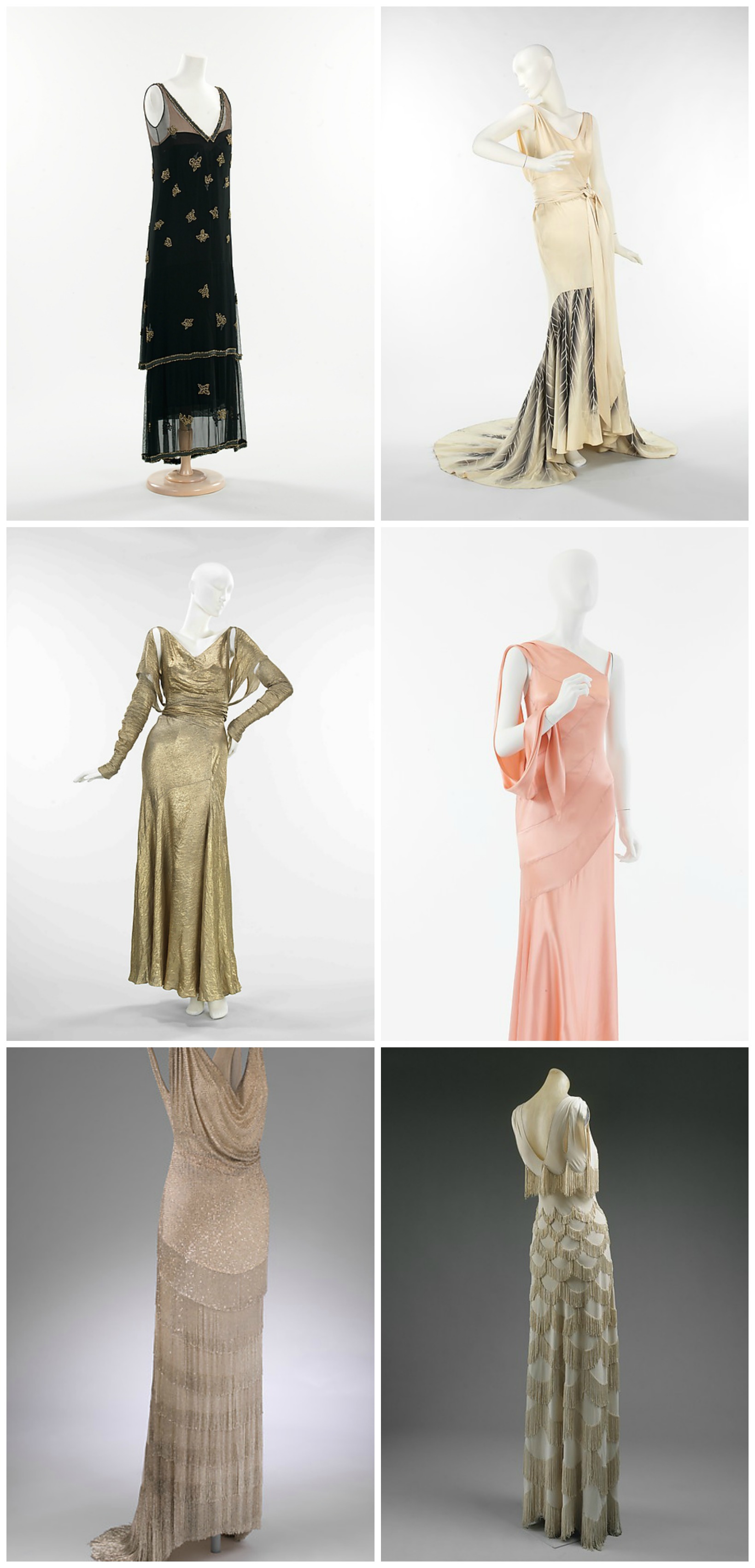 1930s Evening gowns. metmuseum