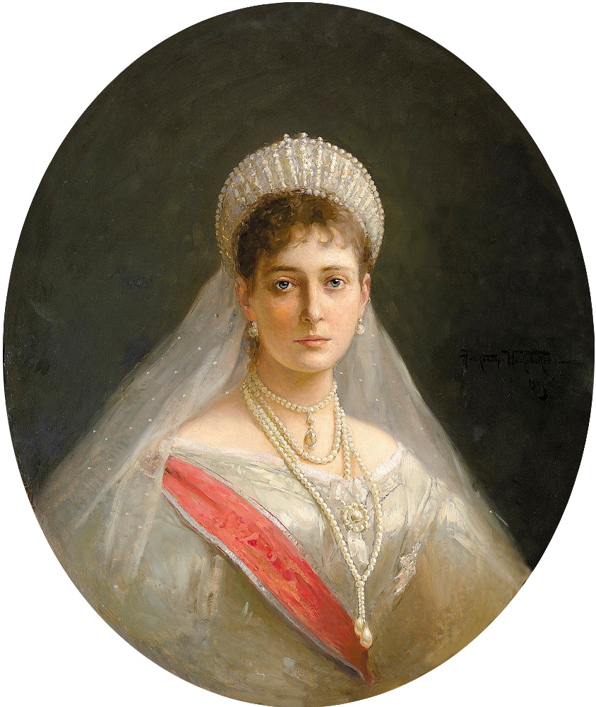 Alexandra Fedorovna by A.Makovskiy (1903)