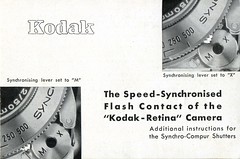 The Speed-Synchronised Flash Contact of the "Kodak-Retina" Camera