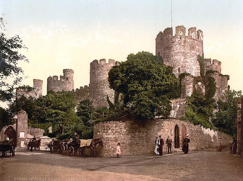 Conwy Castle entrance