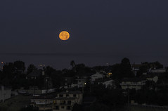 Moon over Orange Co