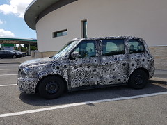 Uk Registeref Hybryd Test Mules in France . (Possible Future London Black Taxis)