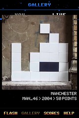 MAN_46 , Invader, Flash Invaders, street art Manchester