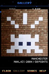 MAN_43 , Invader, Flash Invaders, street art Manchester
