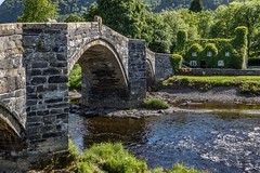 River Conwy and Bridge at Llanwrst