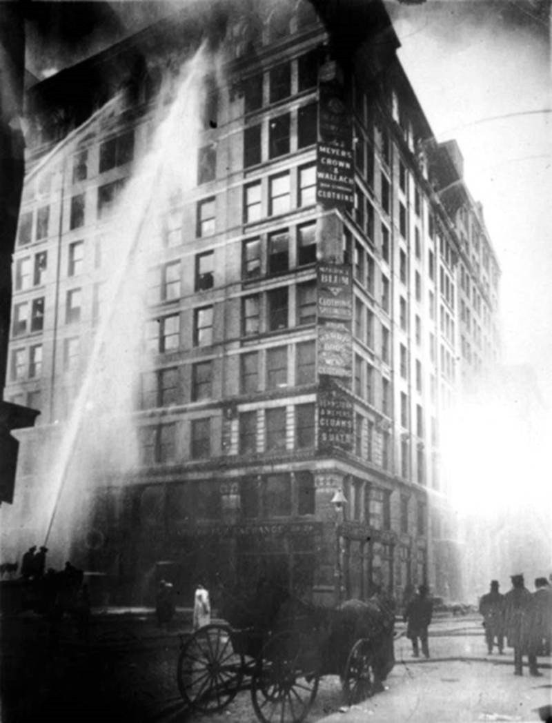 Triangle Shirtwaist Factory fire on March 25 - 1911