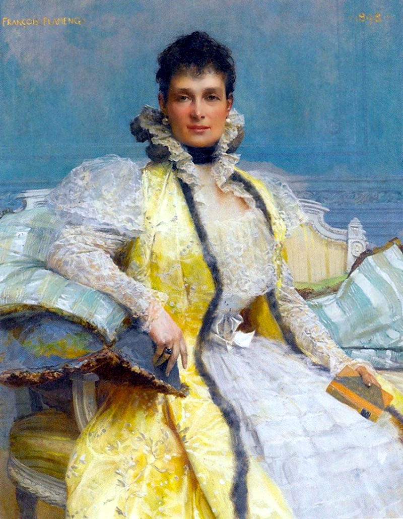 Grand Duchess Maria Pavlovna by Francois Flameng, 1898