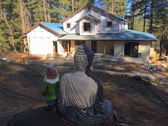 Gnome & Buddha (and A House)