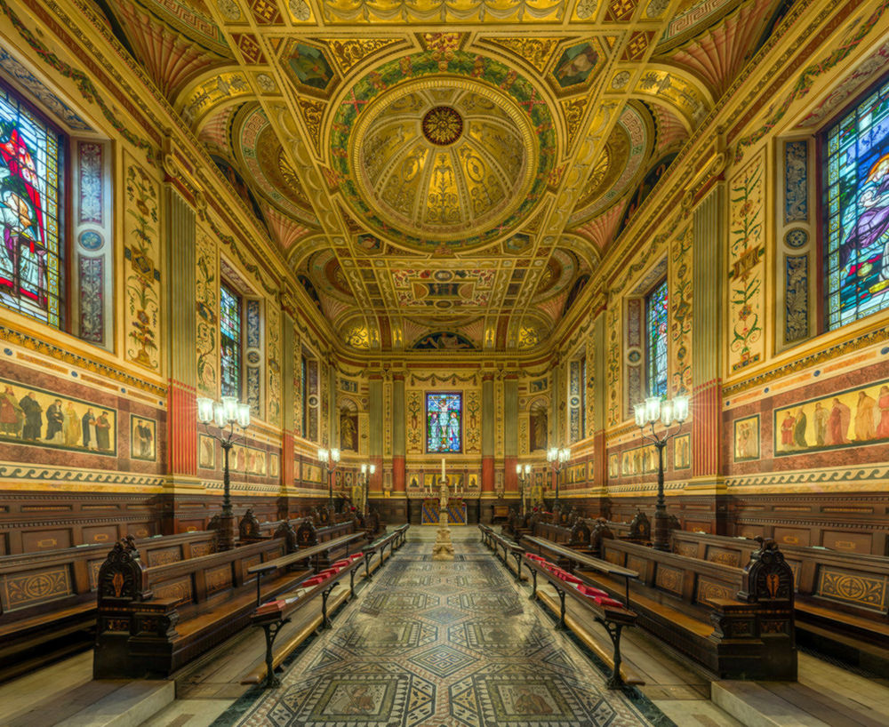 The interior of the chapel of Worcester College, Oxford, England. Credit Diliff