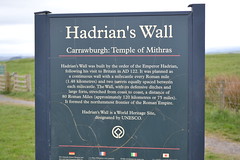 Carrawburgh - Temple of Mithras, Hadrian's Wall, Northumberland.